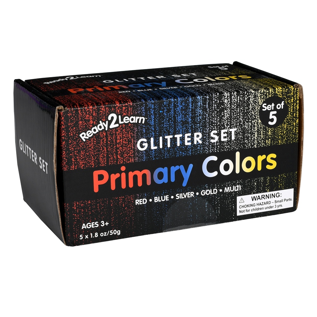 Primary Glitter Set of 5