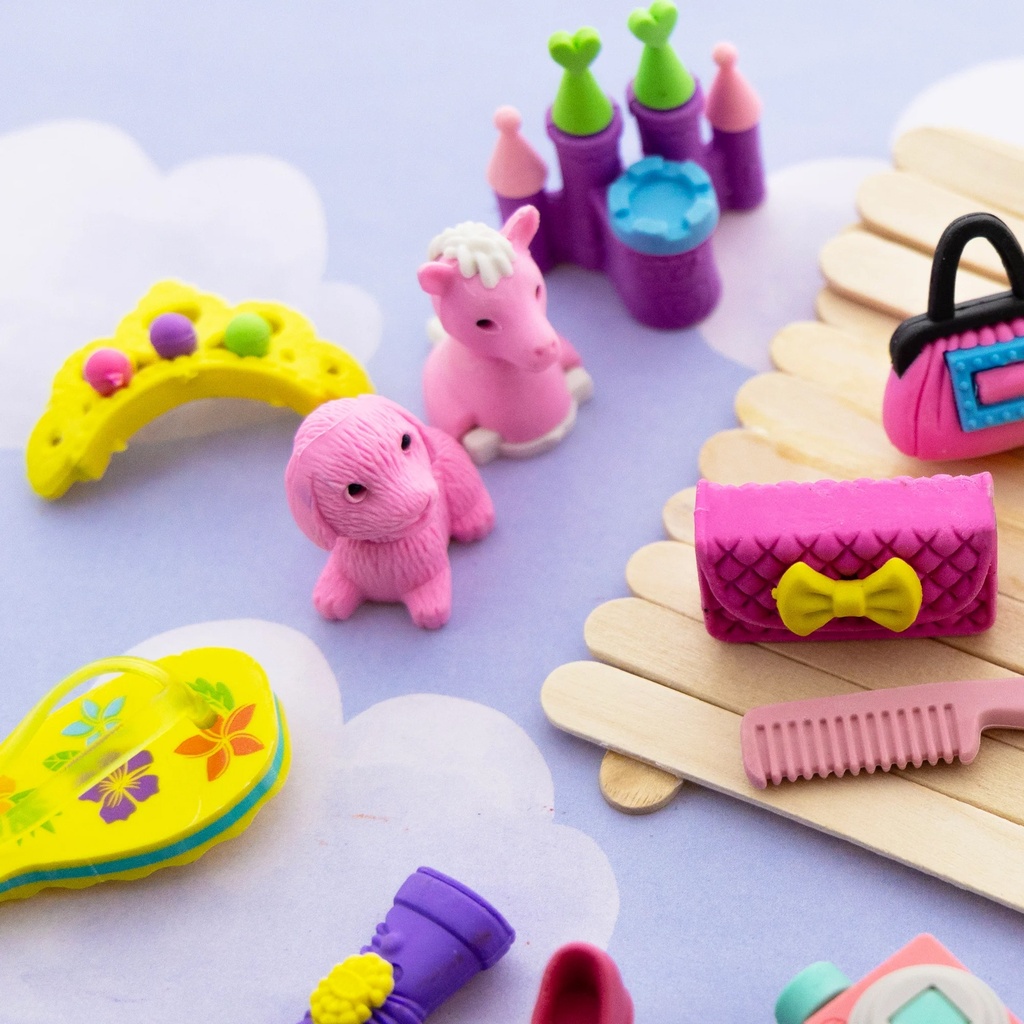 Princess Bash 3D Eraser Set 96ct