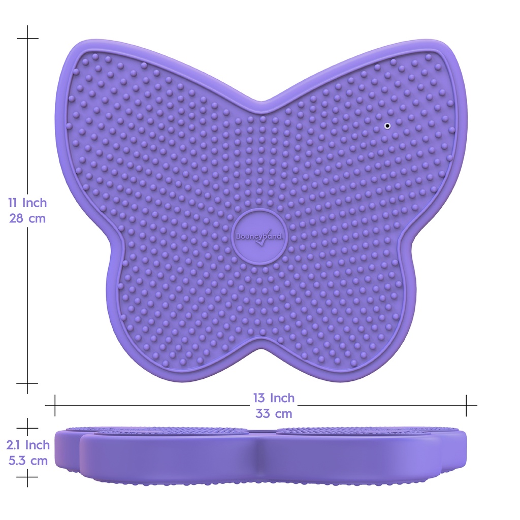 Purple Butterfly Wiggle Seat Sensory Cushion