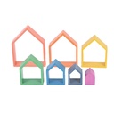 Rainbow Architect Houses Set of 7