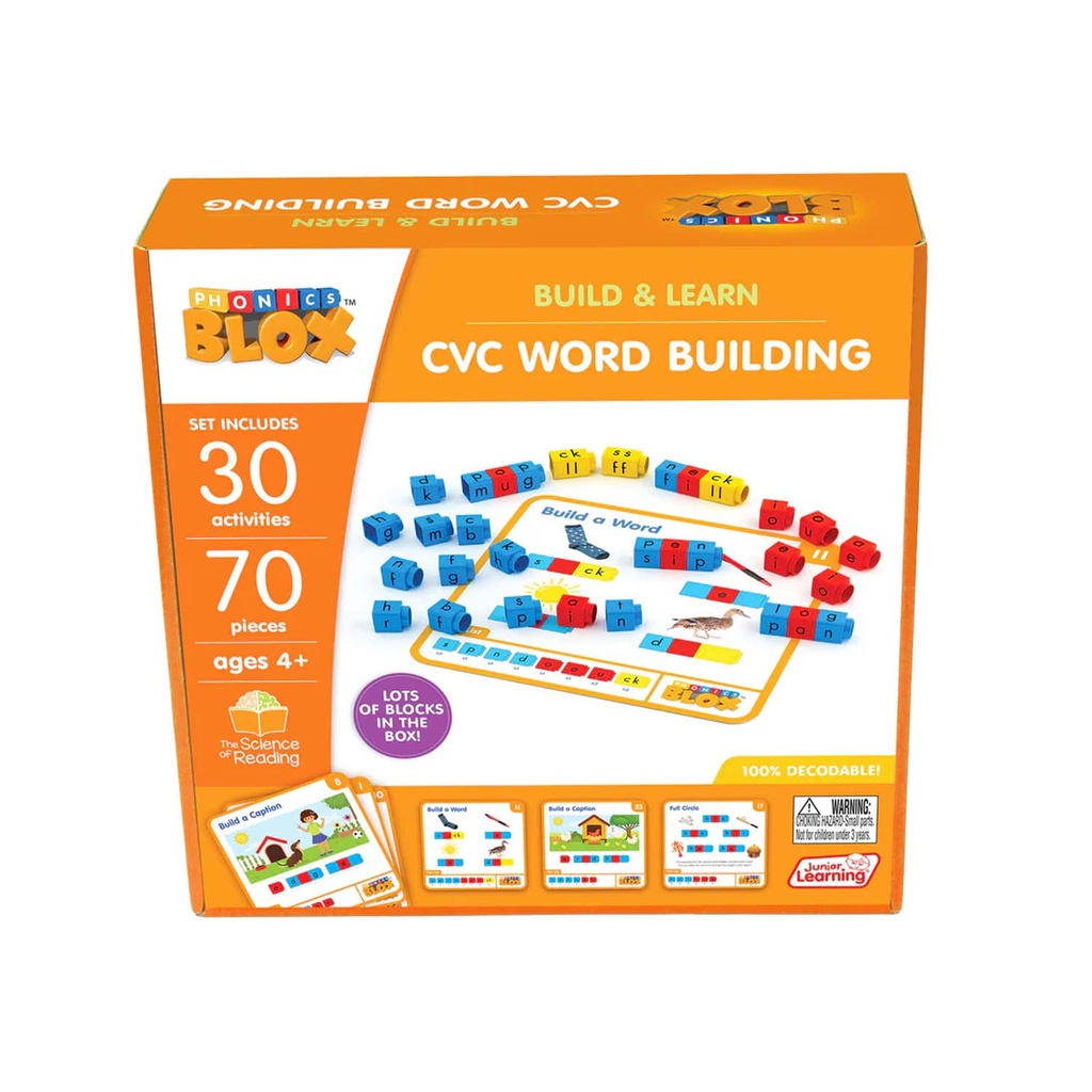 Rainbow Phonics CVC Word Building Phase 2