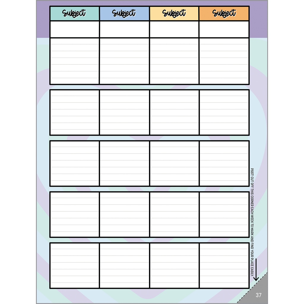 Retro Remix Teacher Planner