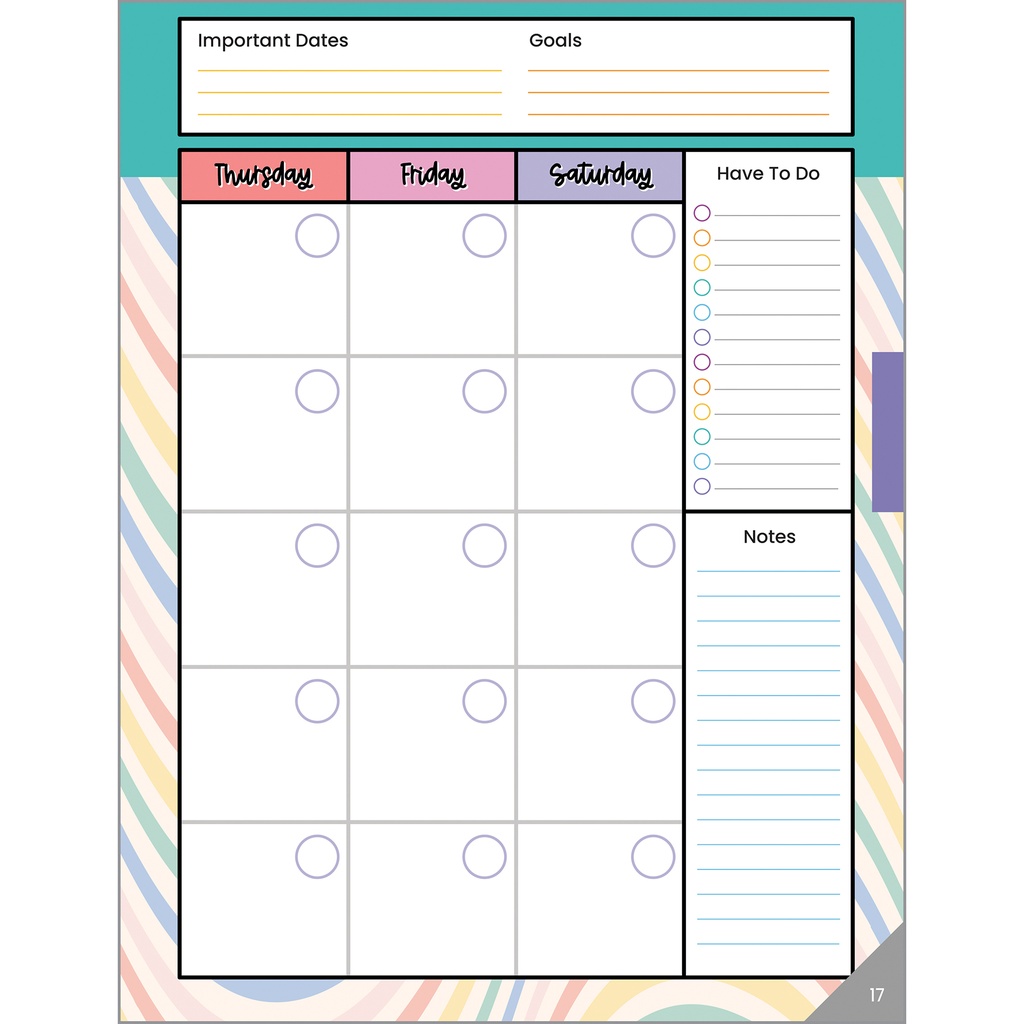 Retro Remix Teacher Planner