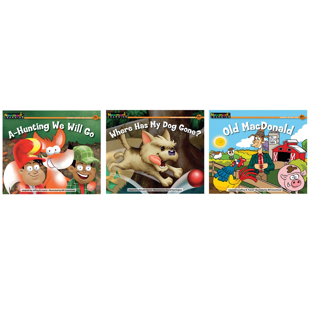 Rising Readers Nursery Rhyme Songs & Stories Leveled Book Set of 12