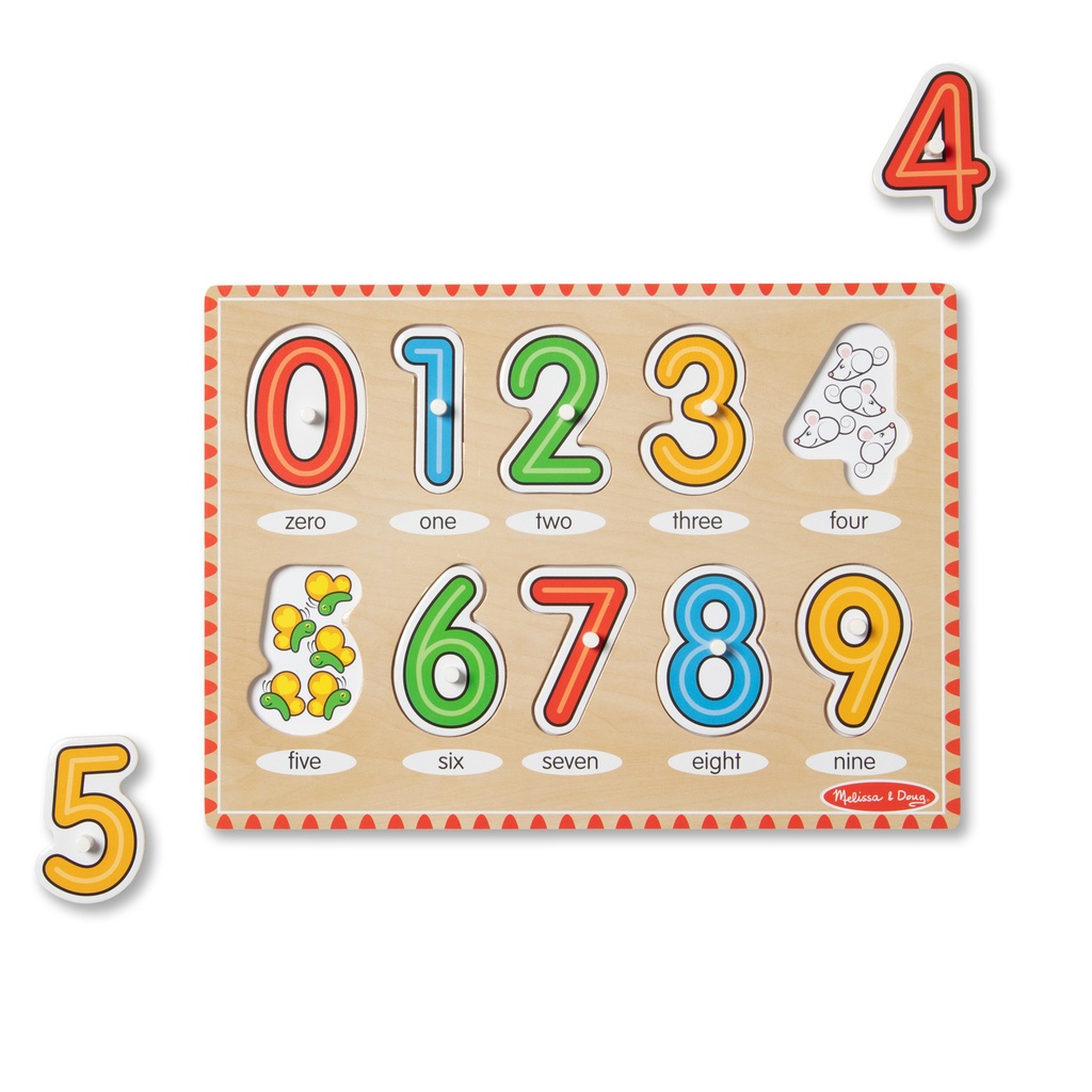 See-Inside Numbers Peg Puzzle