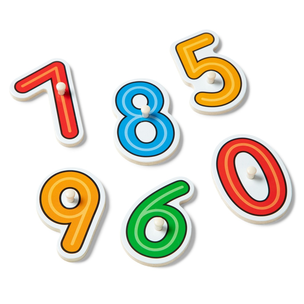 See-Inside Numbers Peg Puzzle