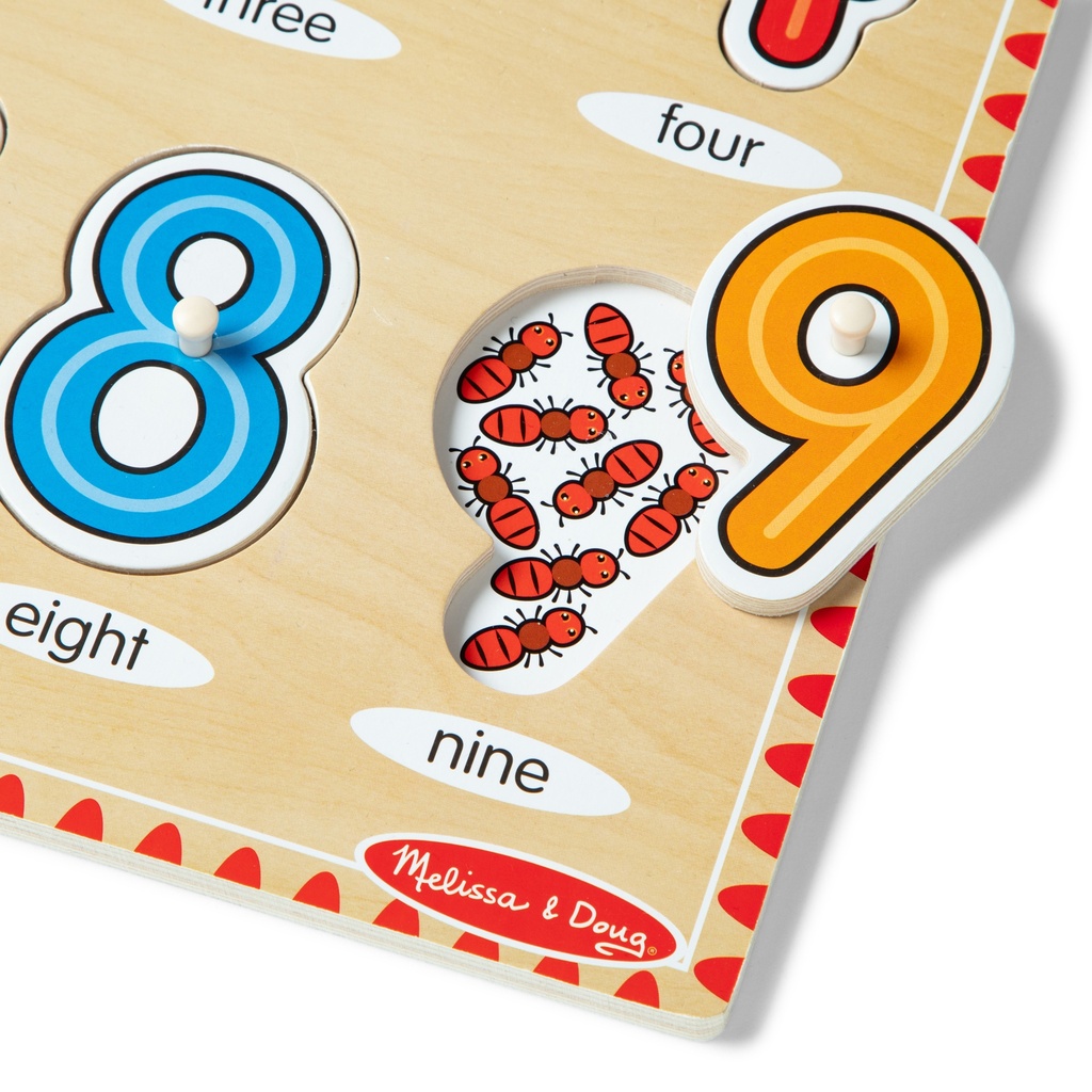 See-Inside Numbers Peg Puzzle