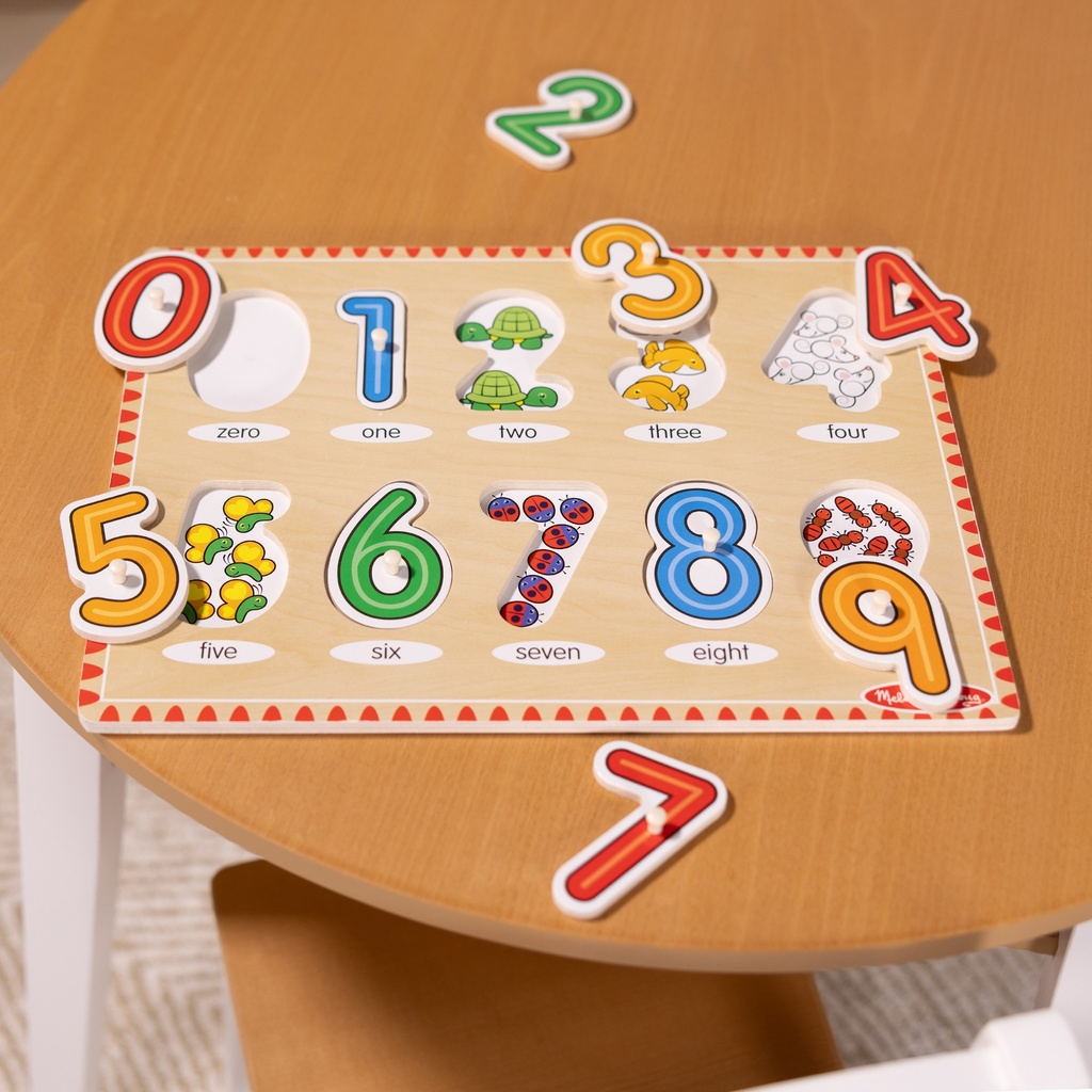 See-Inside Numbers Peg Puzzle