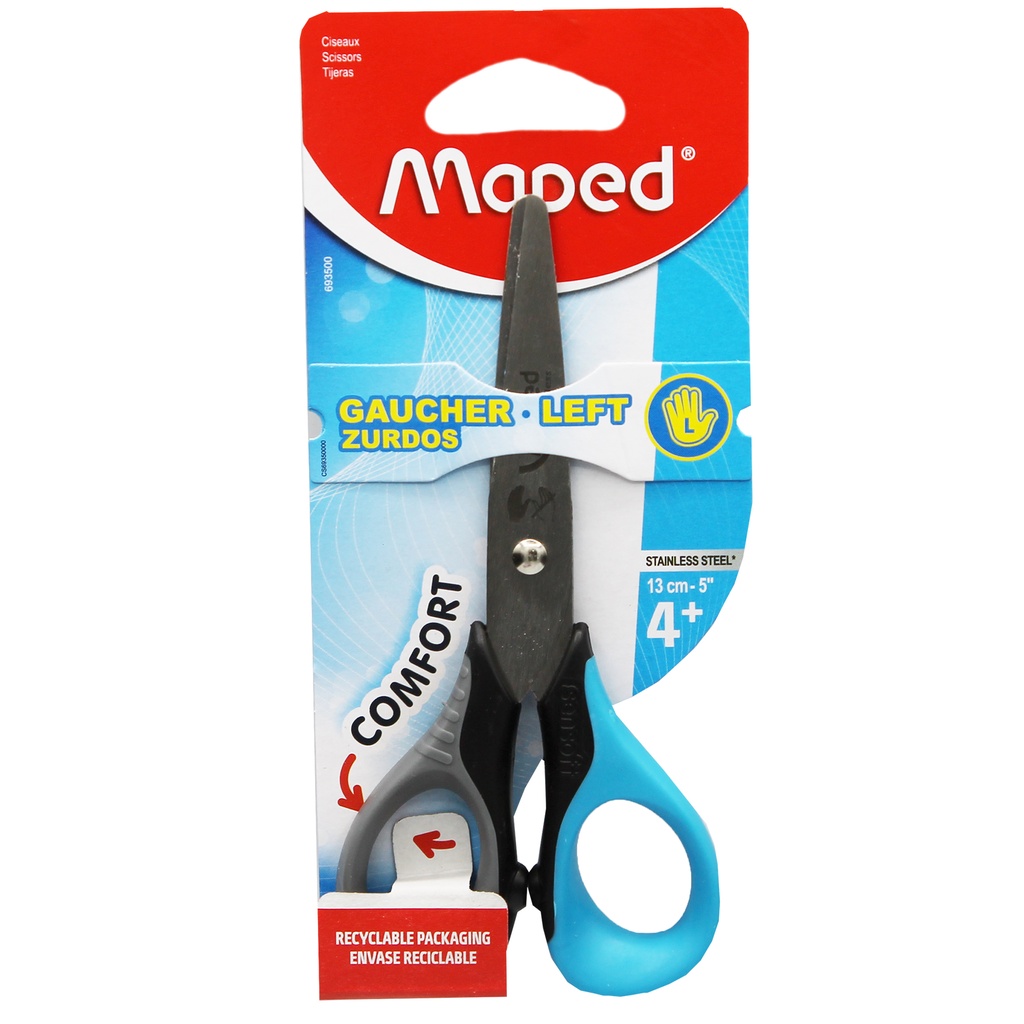 Sensoft Left-Handed 5" Scissors with Flexible Handles