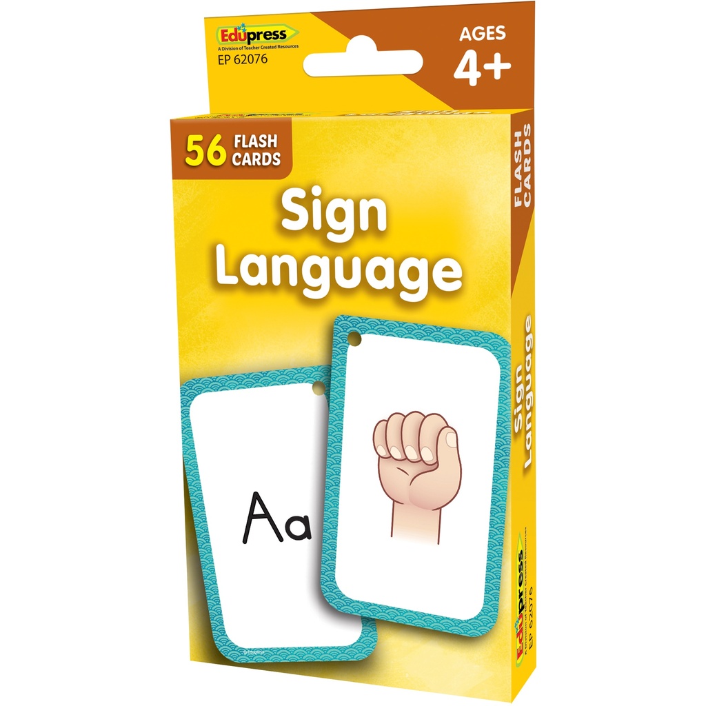 Sign Language Flash Cards