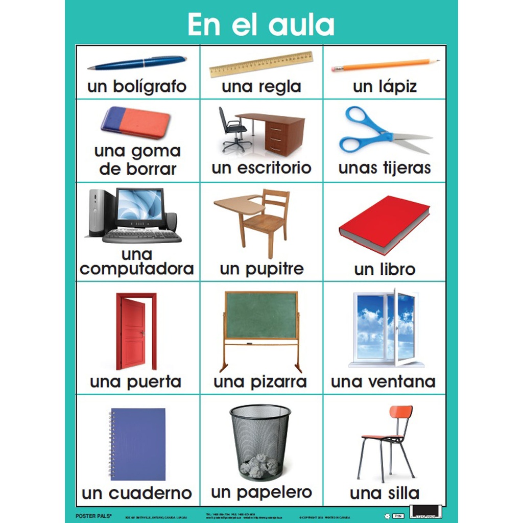 Spanish Essential Classroom Posters Set I