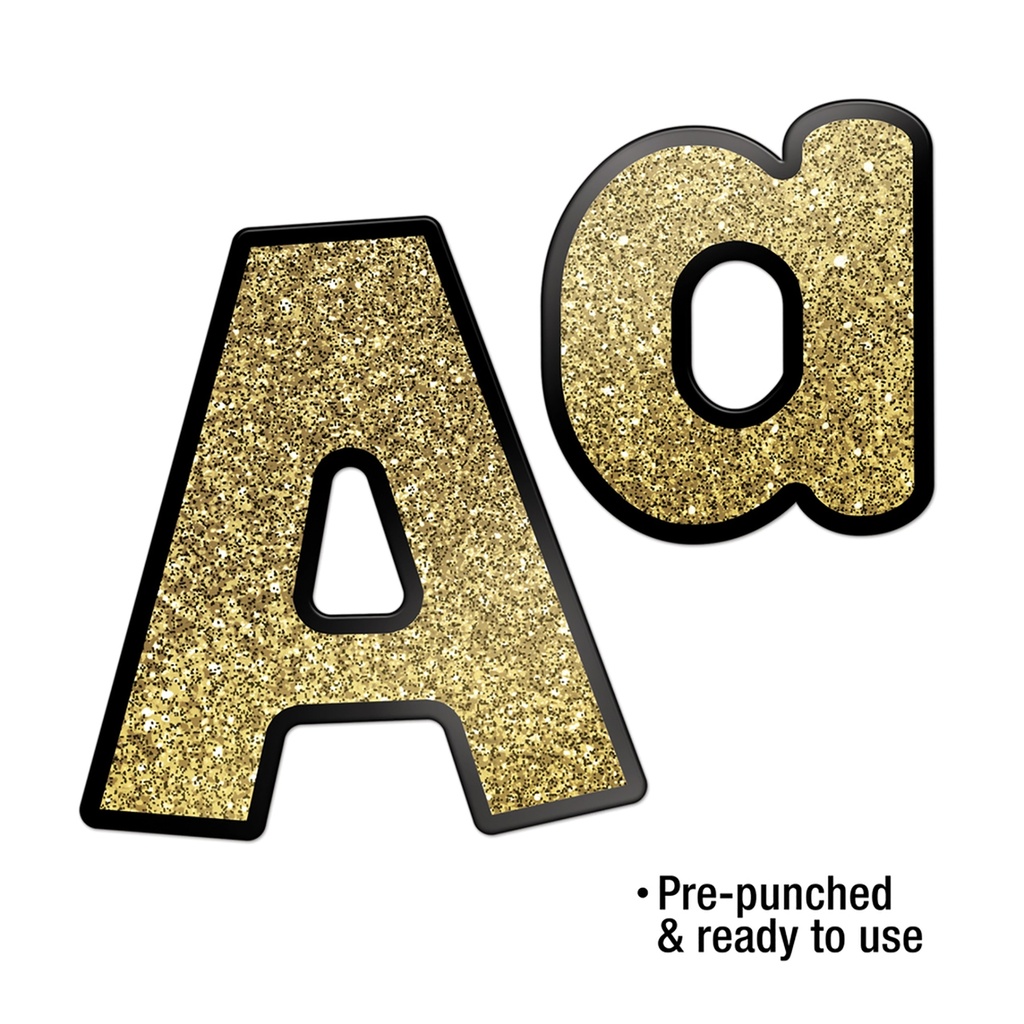 Sparkle + Shine Gold Glitter Combo Pack EZ Letters