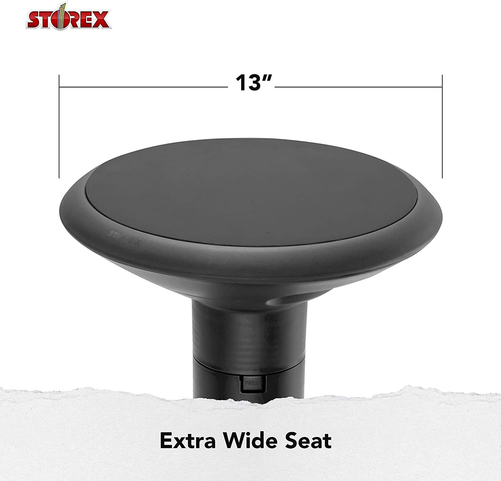 Storex Wiggle Stool Black