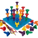 Stacking Shape Pegs & Pegboard Set