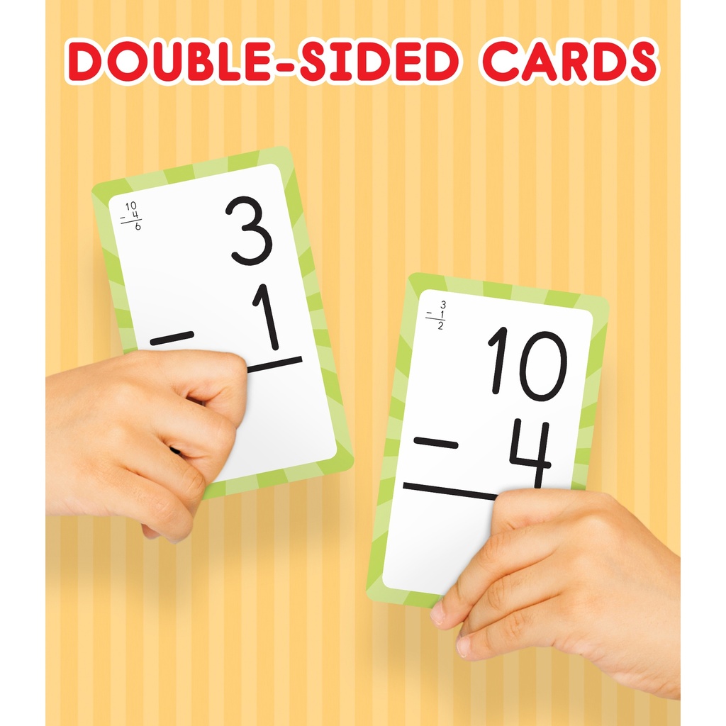 Subtraction 0 to 12 Flash Cards 54 Cards