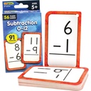 Subtraction 0-12 Flash Cards