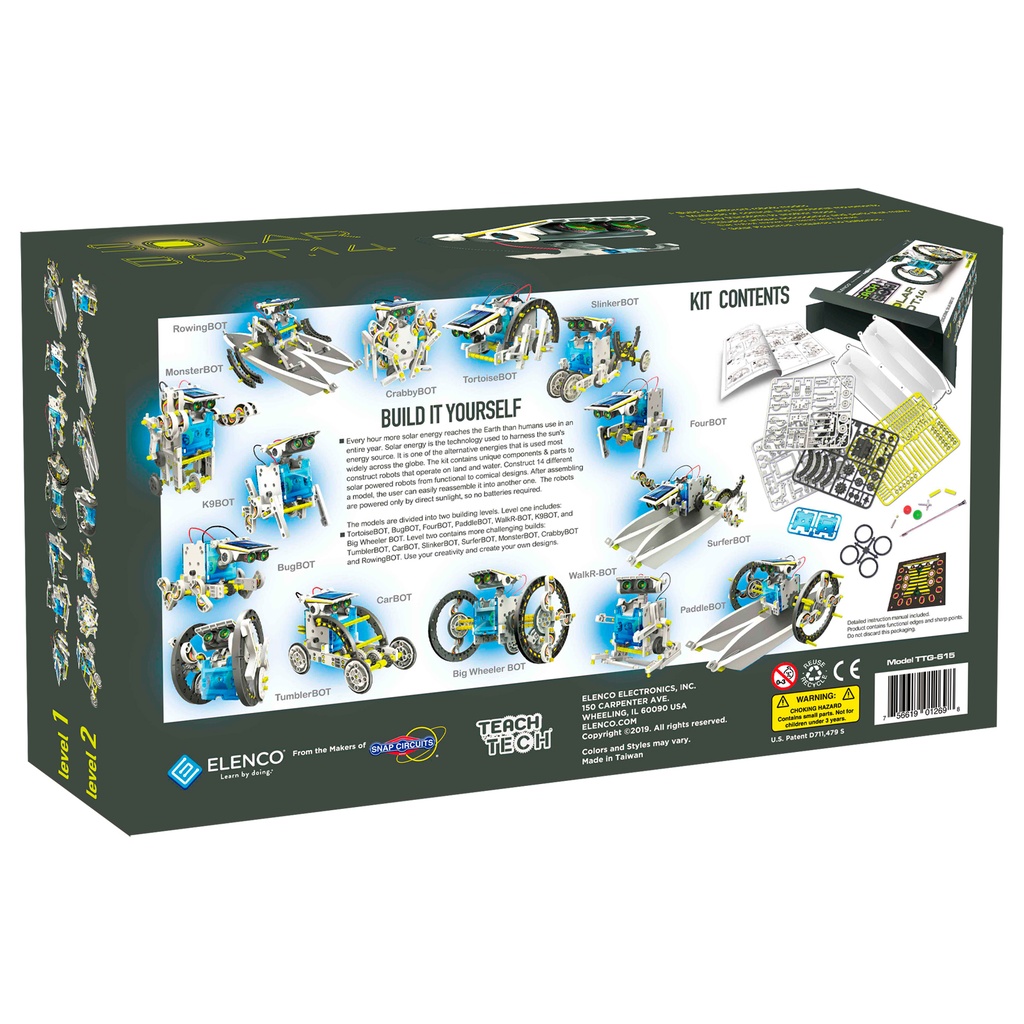 TEACH TECH™ SolarBot.14 Robot Kit