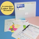 Translucent 13-Pocket Letter Size Poly Expanding File