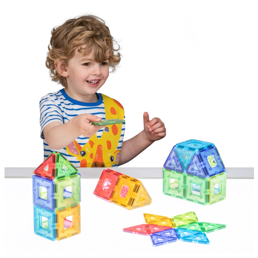 Translucent KinderMag Starter Set 48 Pieces