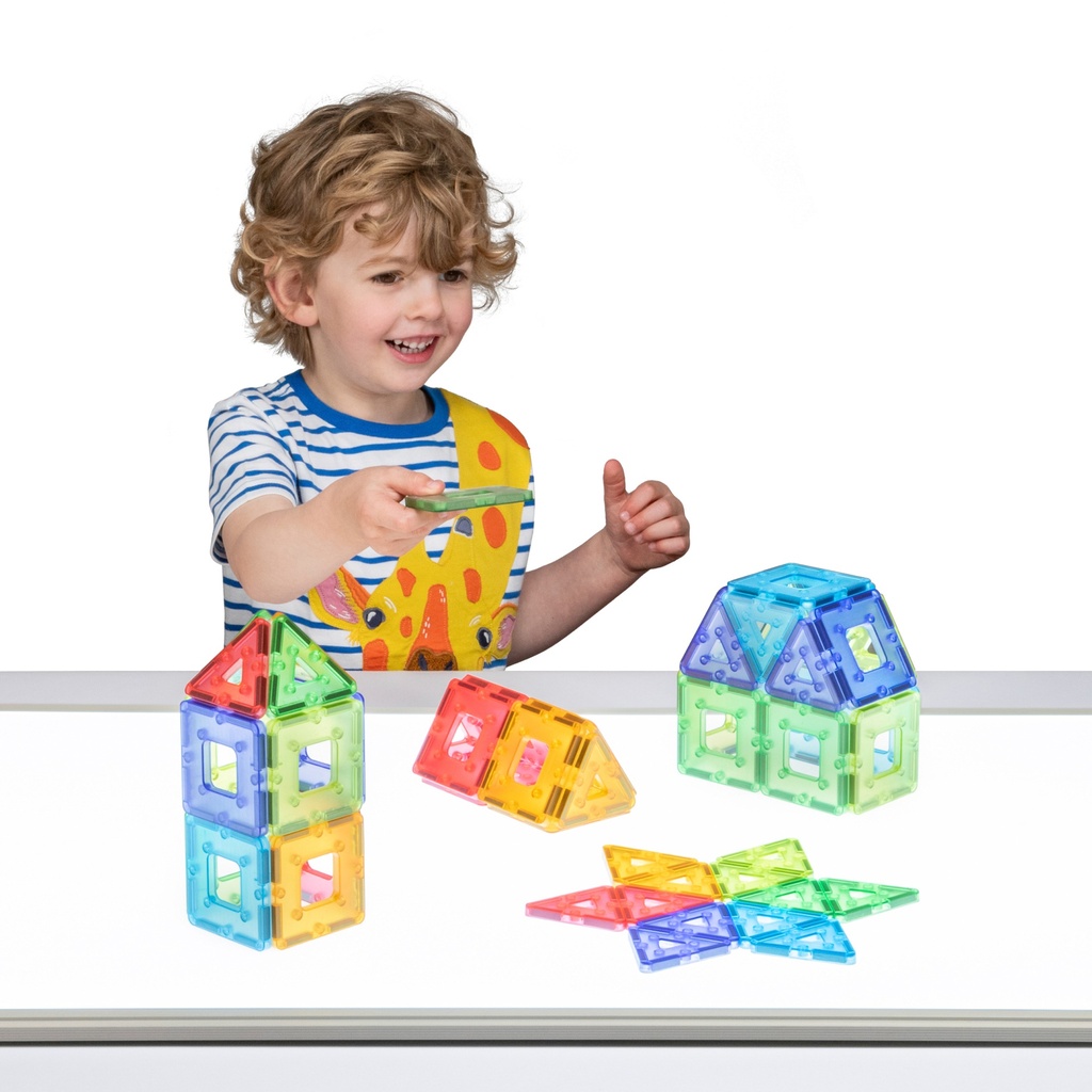 Translucent KinderMag Starter Set 48 Pieces