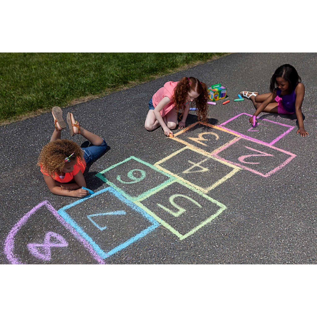 Washable Sidewalk Chalk 4 Boxes of 24