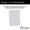 White 24" x 36" Mesh Equipment Bag