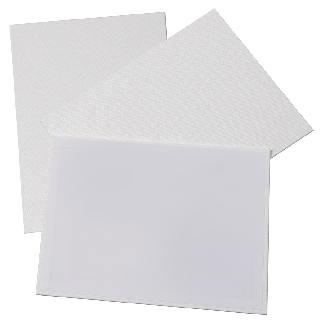 White 9" x 12"Canvas Panels 3 Panels