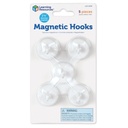 White Magnetic Hooks 10ct