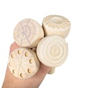 Wooden Dough Stampers Set of 4