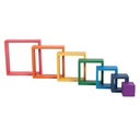 Wooden Rainbow Architect Squares Set of 7