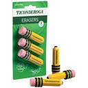 Yellow Pencil Shaped Erasers 18ct