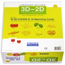 Language Builder® 3D-2D Matching Foods Kit