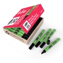 Show-me Class Pack of 35 Medium Tip Slim Barrel Dry Erase Markers in Black 