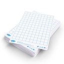 Show-me Pack of 35 x A4 Gridded/Plain Dry Erase boards 