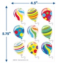 Celebration Balloons Giant Stickers, Pack of 36