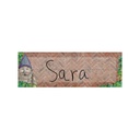 Curiosity Garden Self-Adhesive Name Plate, 9-5/8" x 3-1/4", Pack of 36