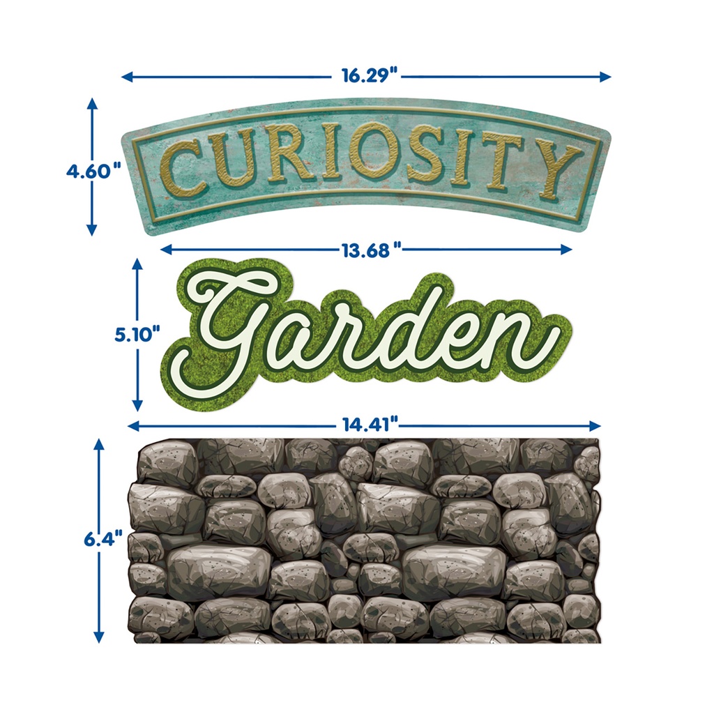 Curiosity Garden Welcome Bulletin Board Set