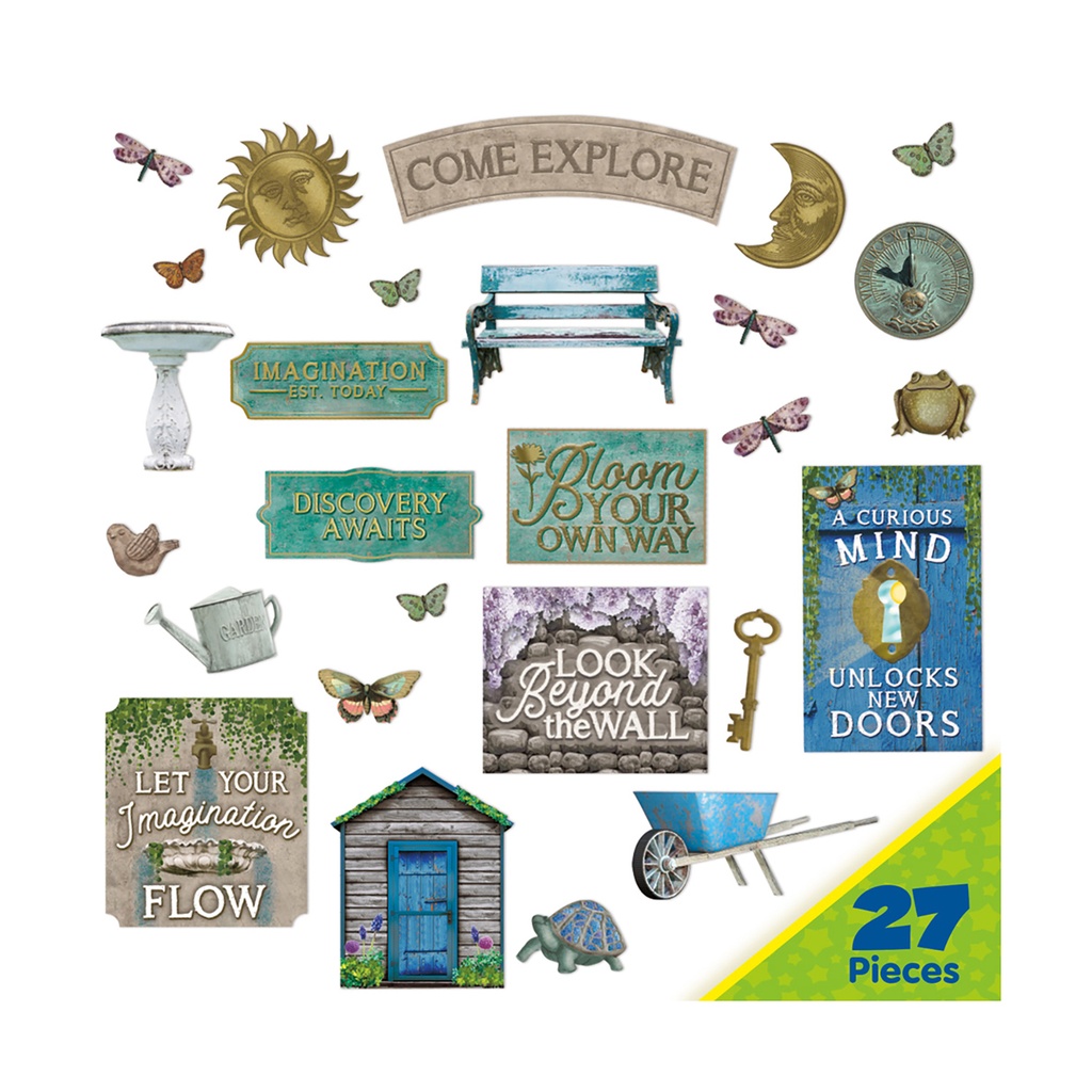 Curiosity Garden Gallery Wall Bulletin Board Set