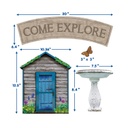 Curiosity Garden Gallery Wall Bulletin Board Set