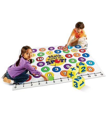 Math Marks the Spot Math Floor Game