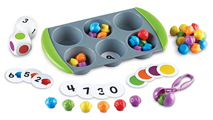 Mini Muffin Match Up Math Activity Set