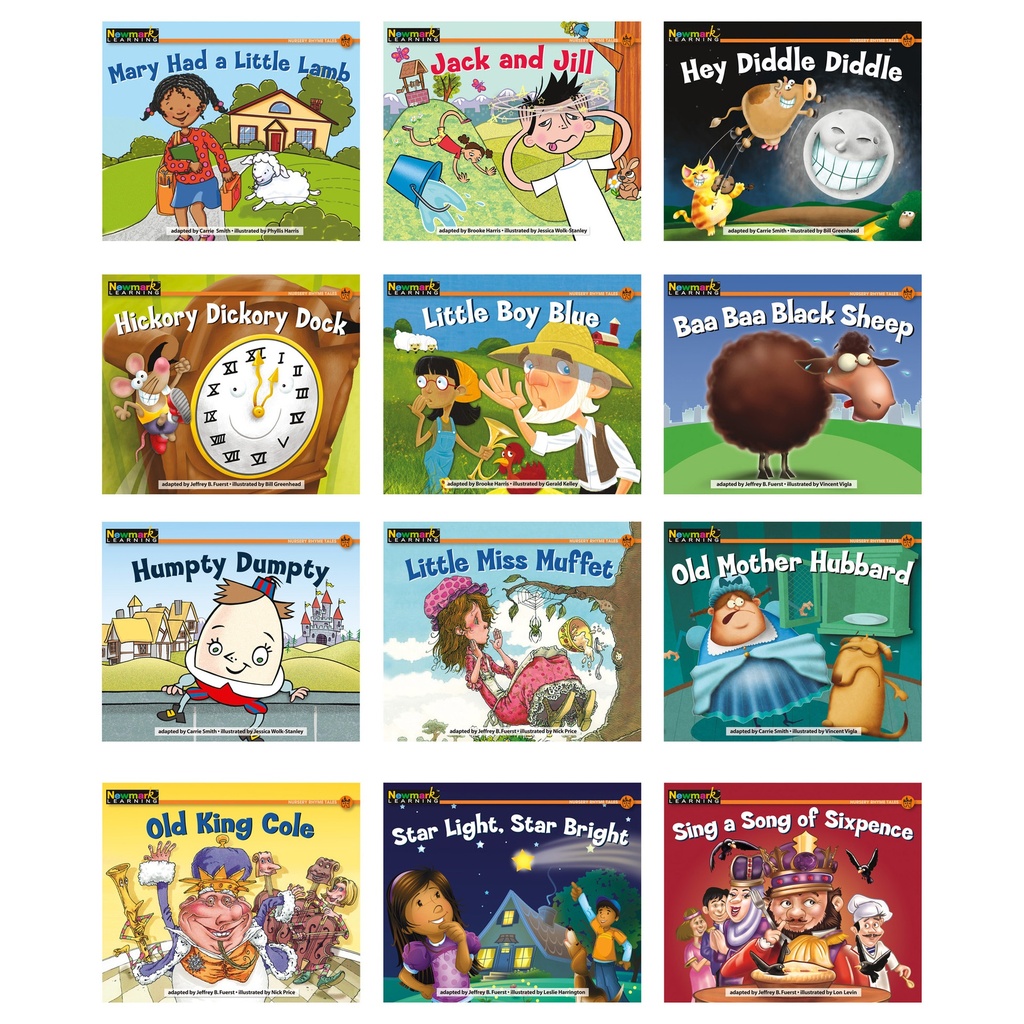 Rising Readers Fiction Nursery Rhyme Tale 12 Books