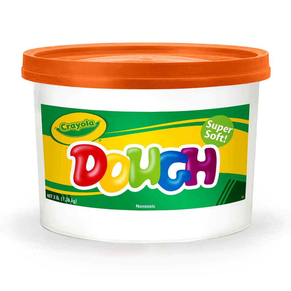 Orange Crayola Dough 3lb Bucket