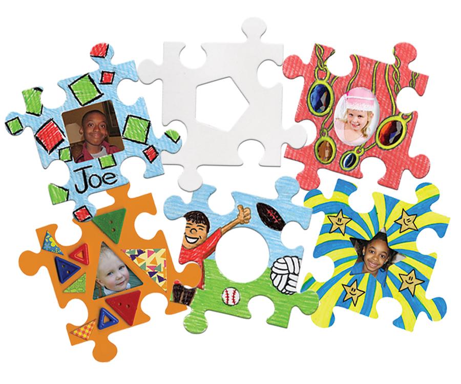 Picture Frame Puzzle Pieces