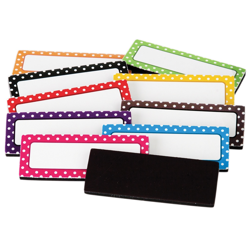 Polka Dots Magnetic Labels