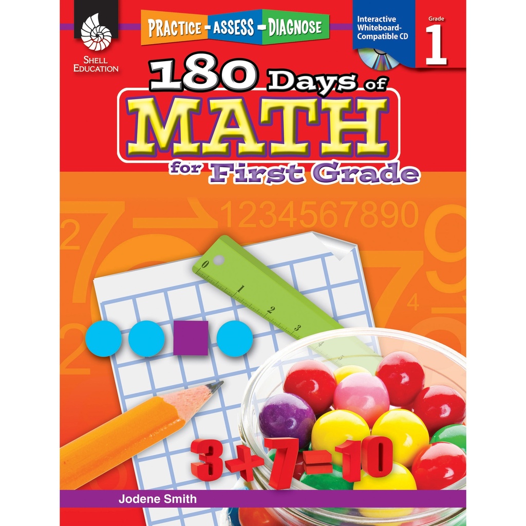 Practice Assess Diagnose 180 Days of Math Gr 1