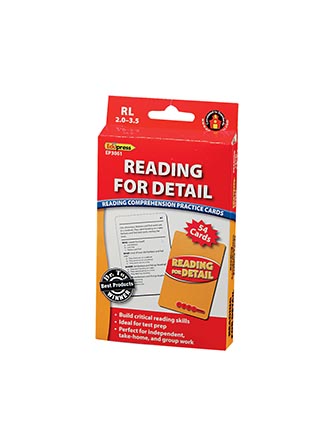 Reading for Detail Reading Comprehension Red Level