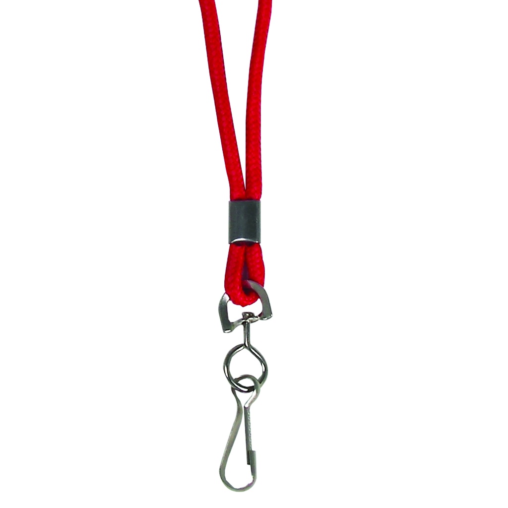 Red Lanyard with Hook