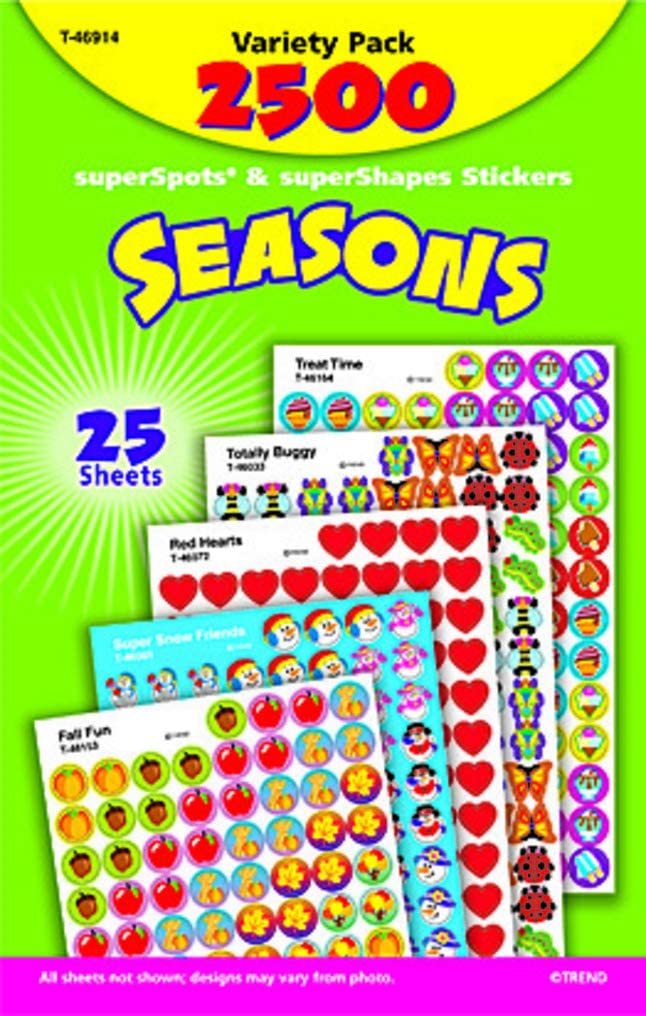 Seasons Superspot Stickers