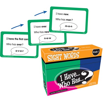 I Have, Who Has Sight Words Game, Grade 1